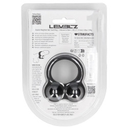 Levelz Cockring Duo Weight 35 mm - Poids 136g